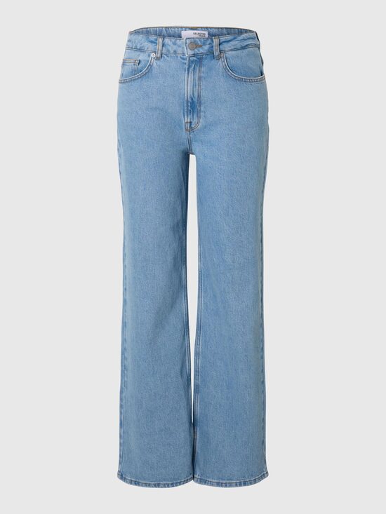 SELECTED FEMME PLATAS DŽINSA BIKSES 30X30 IZMĒRS